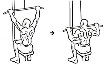 PUXADA DE DORSAIS EM POLIA ALTA